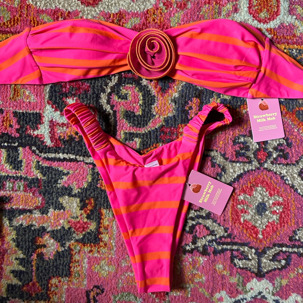 NWT Strawberry Milk Mob Clair De Lune Top and Bottom